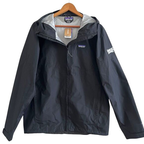 Patagonia Torrentshell 3L Rain Jacket Mens M Black Waterproof H2NO Sam Adams New - Picture 1 of 16